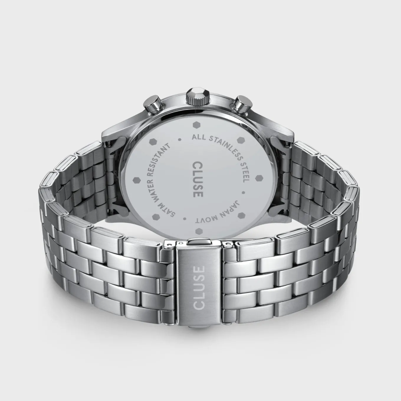 Clearance Anthéor Multifunction Watch Steel Blue and Black, Silver Colour Herren Uhren Silber | Anthéor