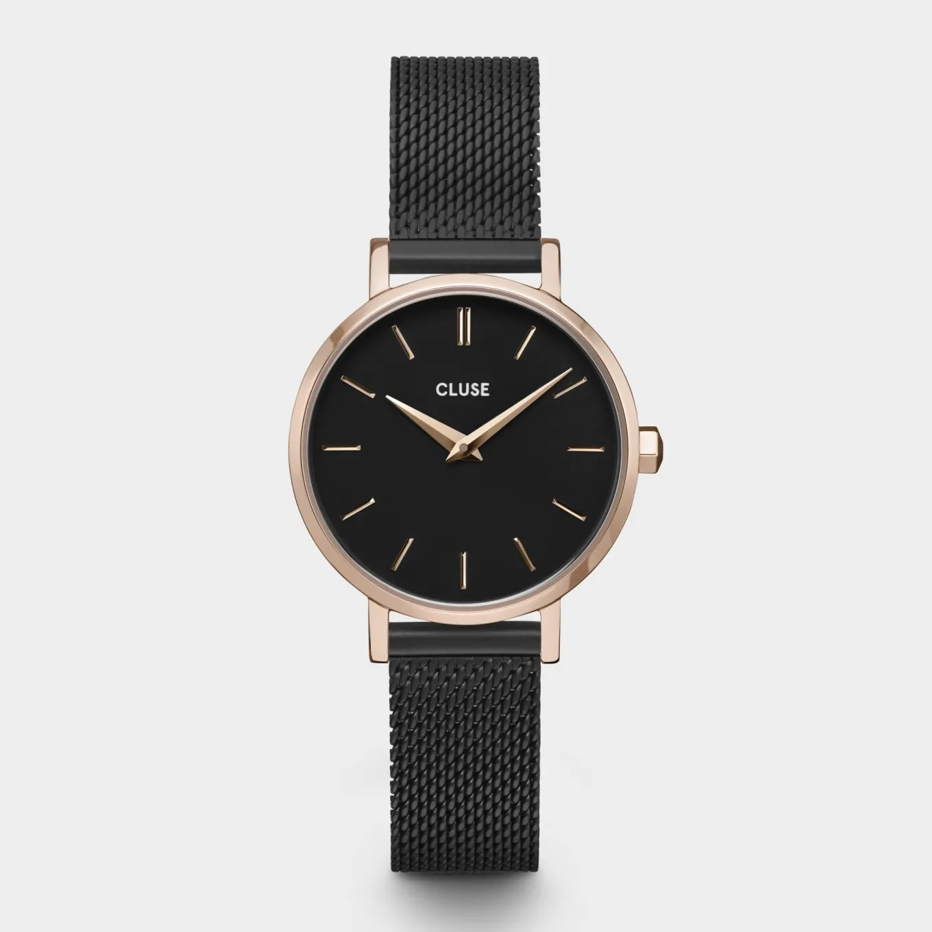 Outlet Boho Chic Petite Mesh Black, Rose Gold Colour Damen Uhren Schwarz | Uhren Roségold