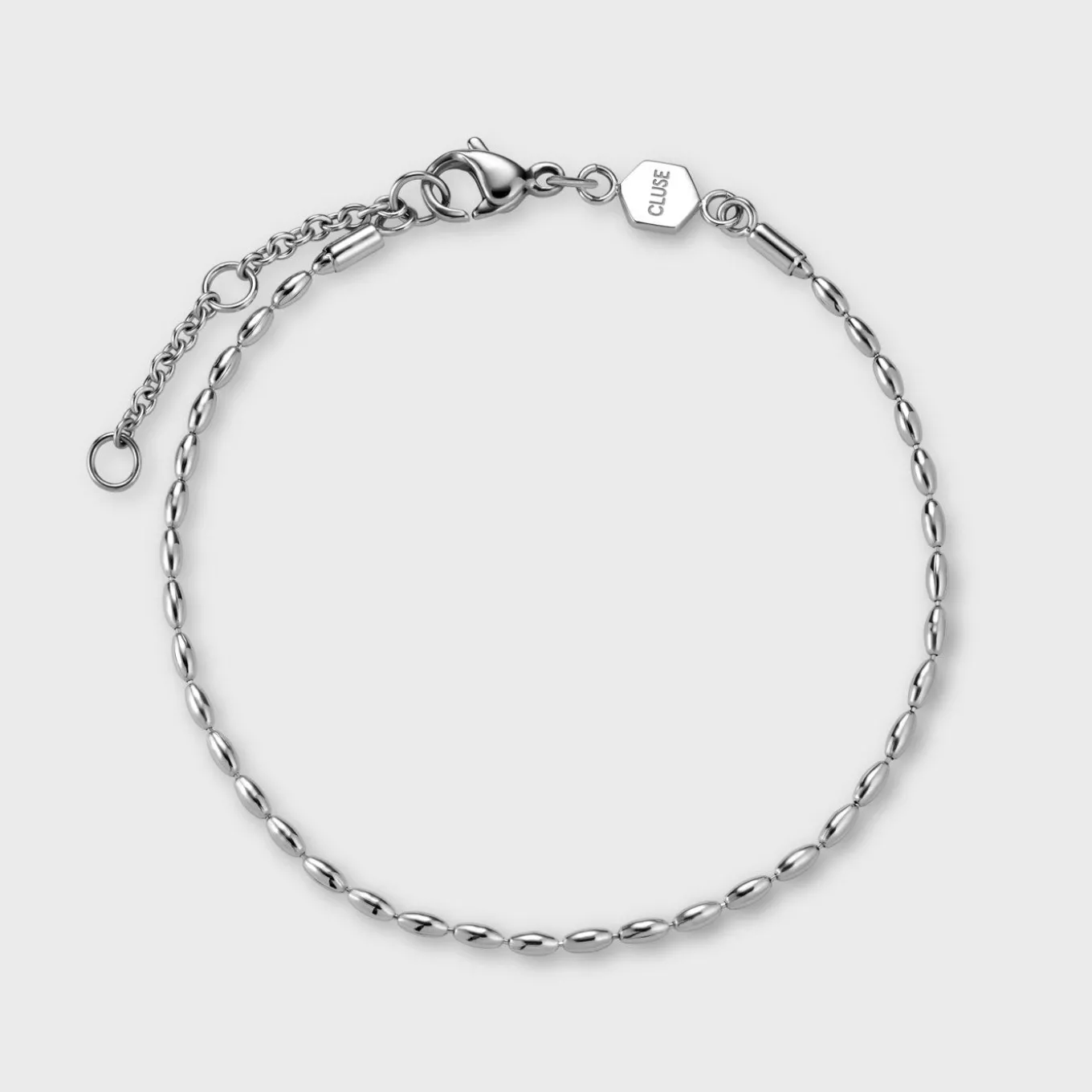 Clearance Essentielle Bead Bracelet Silver Colour Armbänder