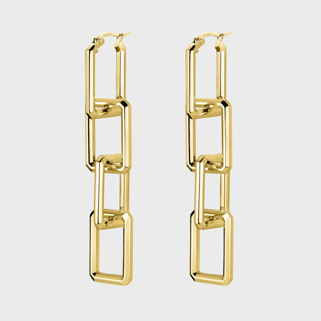 Store Essentielle Chain Earrings, Gold Colour Ohrringe