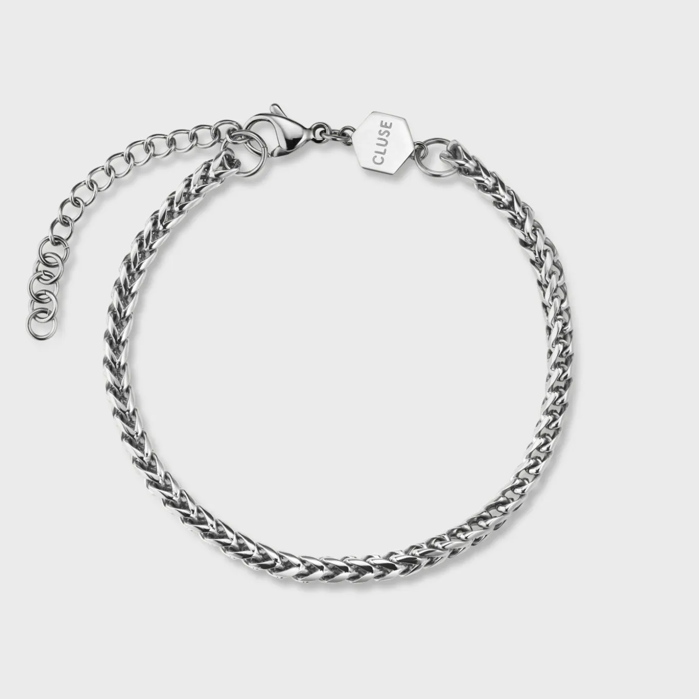 Online Essentielle Cuban Chain Bracelet, Silver Colour Armbänder