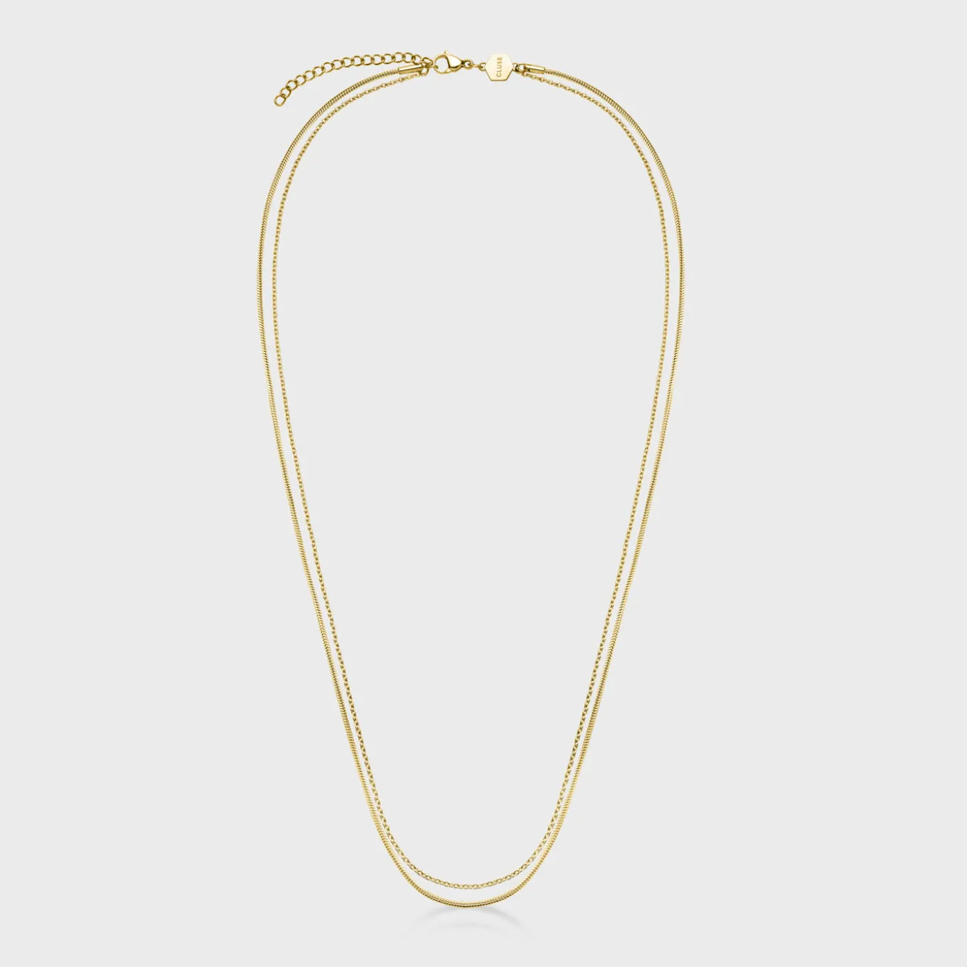 Outlet Essentielle Double Chain Necklace, Gold Colour Ketten