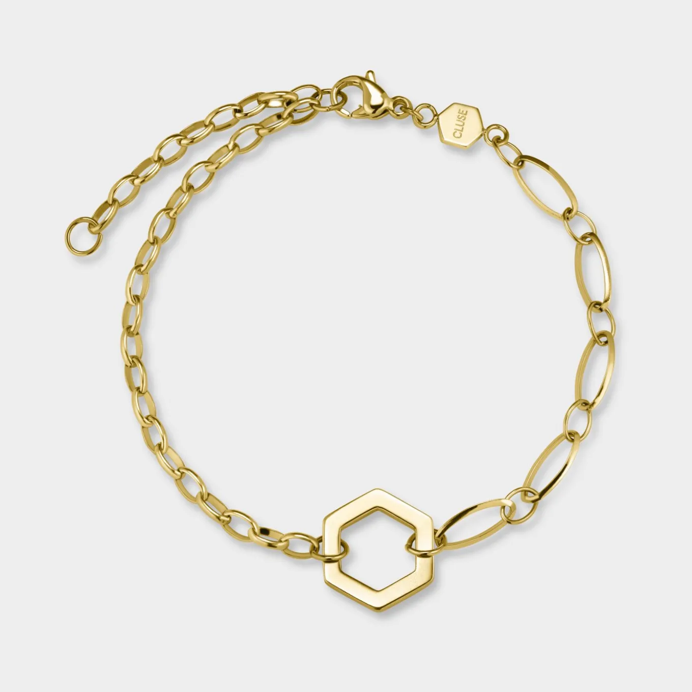 Hot Essentielle Open Mix Chain Bracelet Gold Colour Armbänder