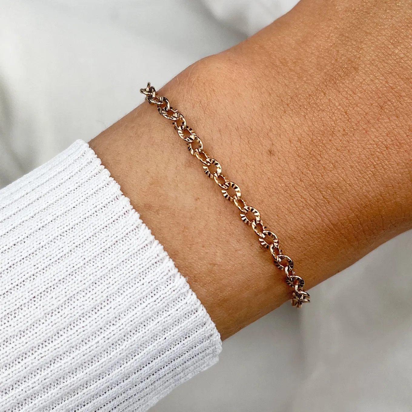 Discount Essentielle Shiny Bracelet Rose Gold Colour Armbänder