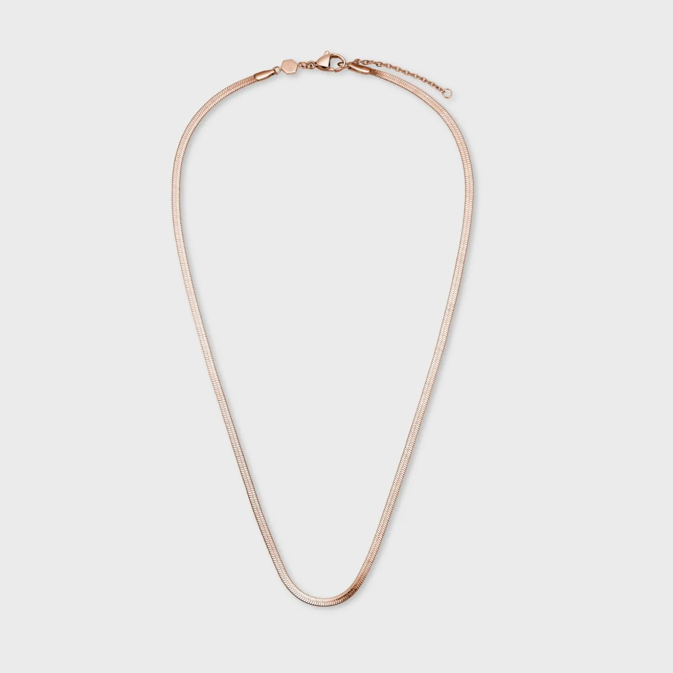 Fashion Essentielle Snake Necklace Rose Gold Colour Ketten