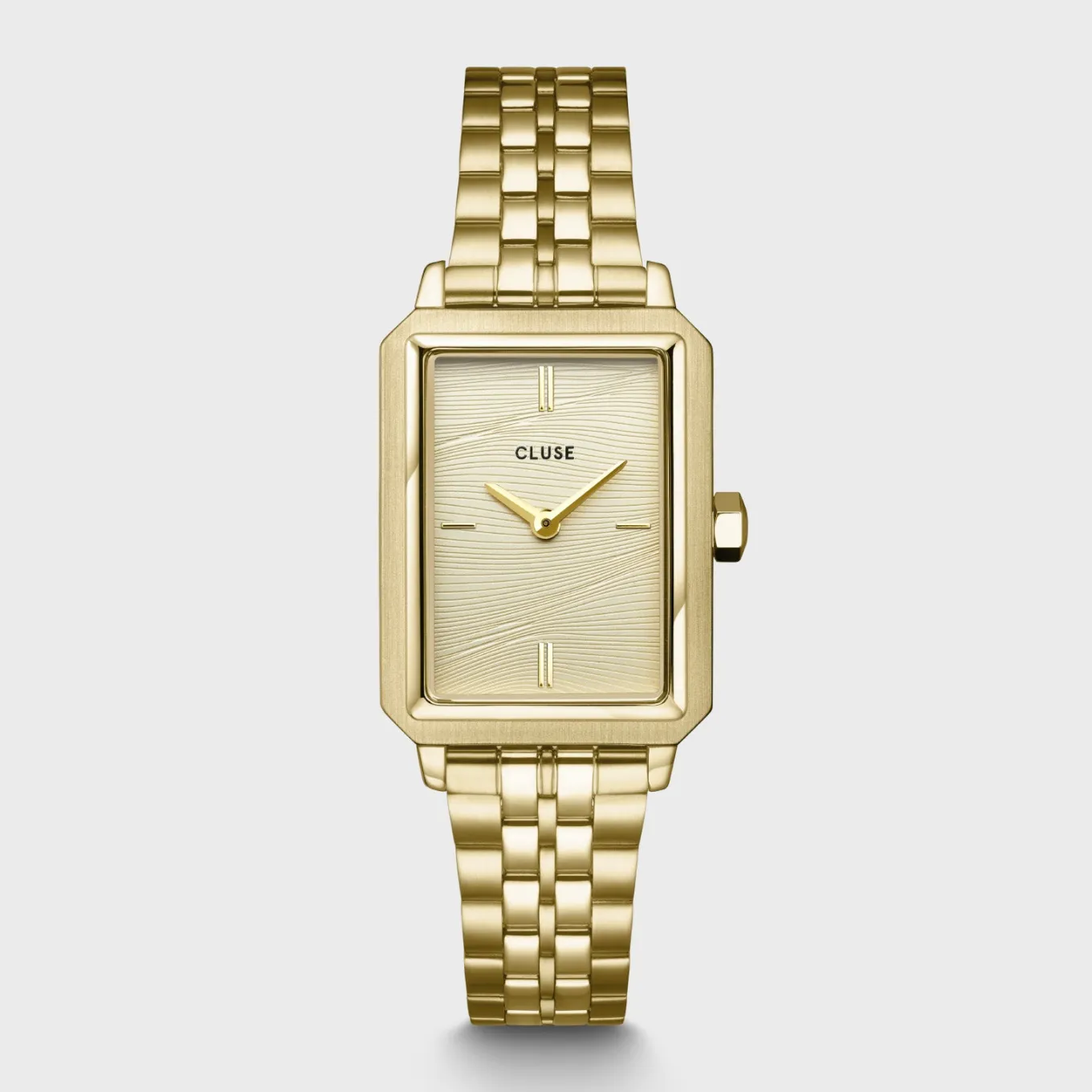 Shop Fluette Watch Steel, Sand Texture Gold, Gold Colour Damen Uhren Gold | Fluette