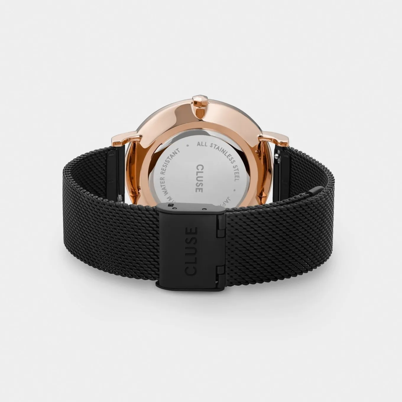 Cheap Gift Box Boho Chic Mesh Watch and Strap Rose Gold Colour Damen Boho Chic