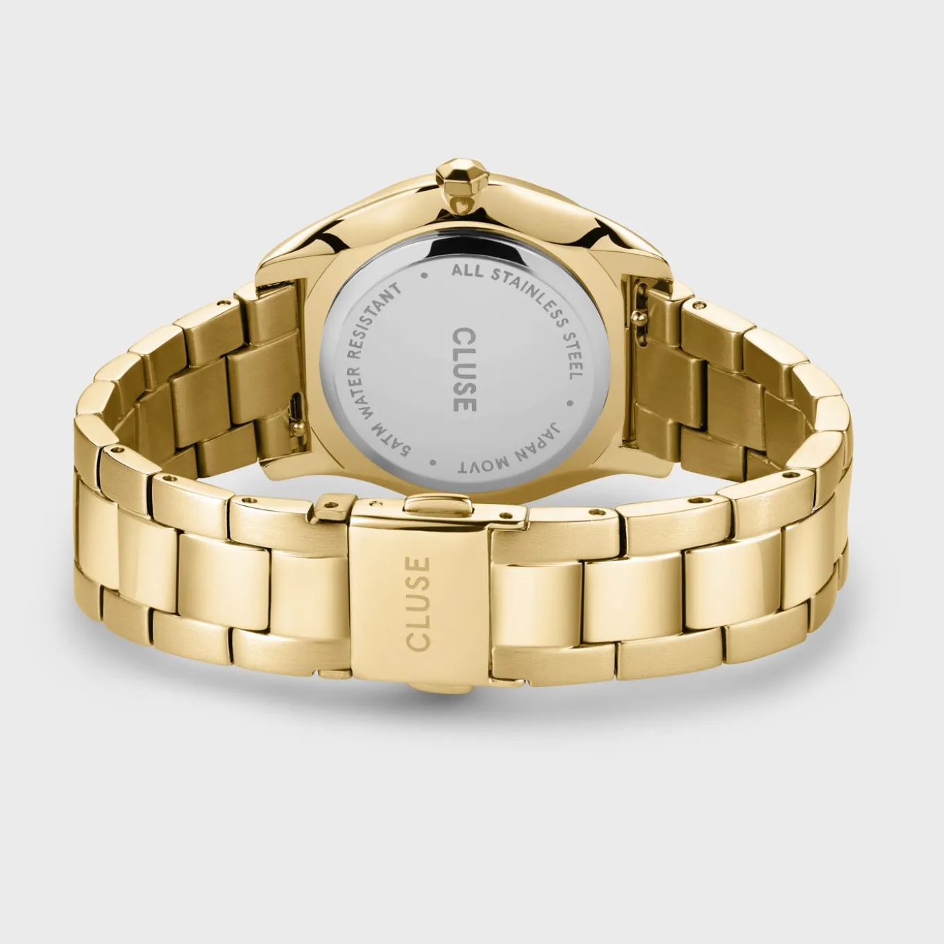 Best Sale Gift Box Féroce Petite Steel Watch and Double Chain Bracelet, Gold Colour Damen Féroce Petite