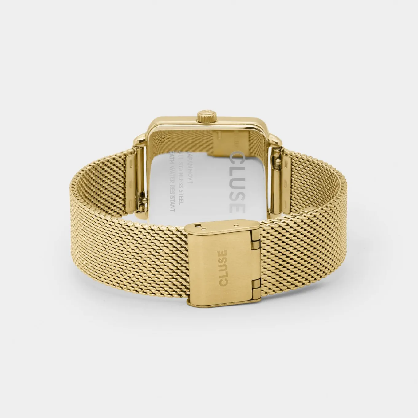 Store Gift Box La Tétragone Mesh Watch & Chain Bracelet, Gold Colour Damen La Tétragone
