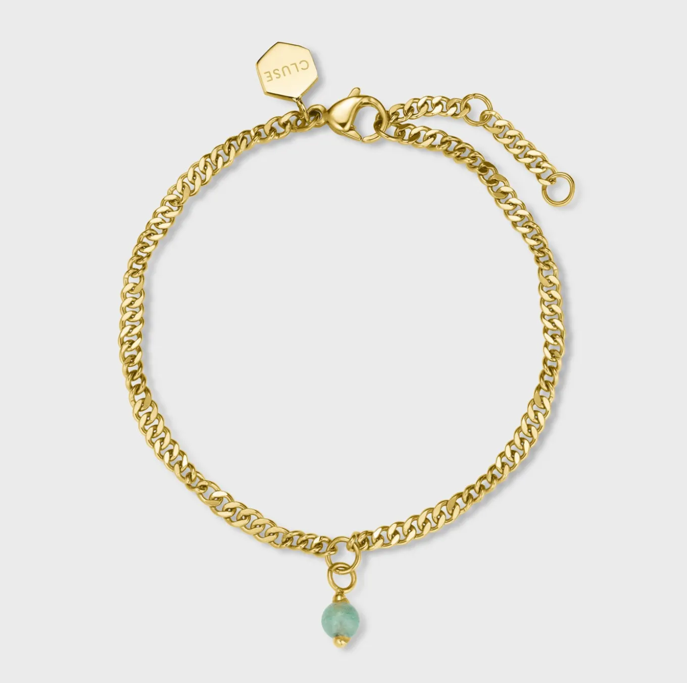 Store Gift Box La Tétragone Mesh Watch & Chain Bracelet, Gold Colour Damen La Tétragone