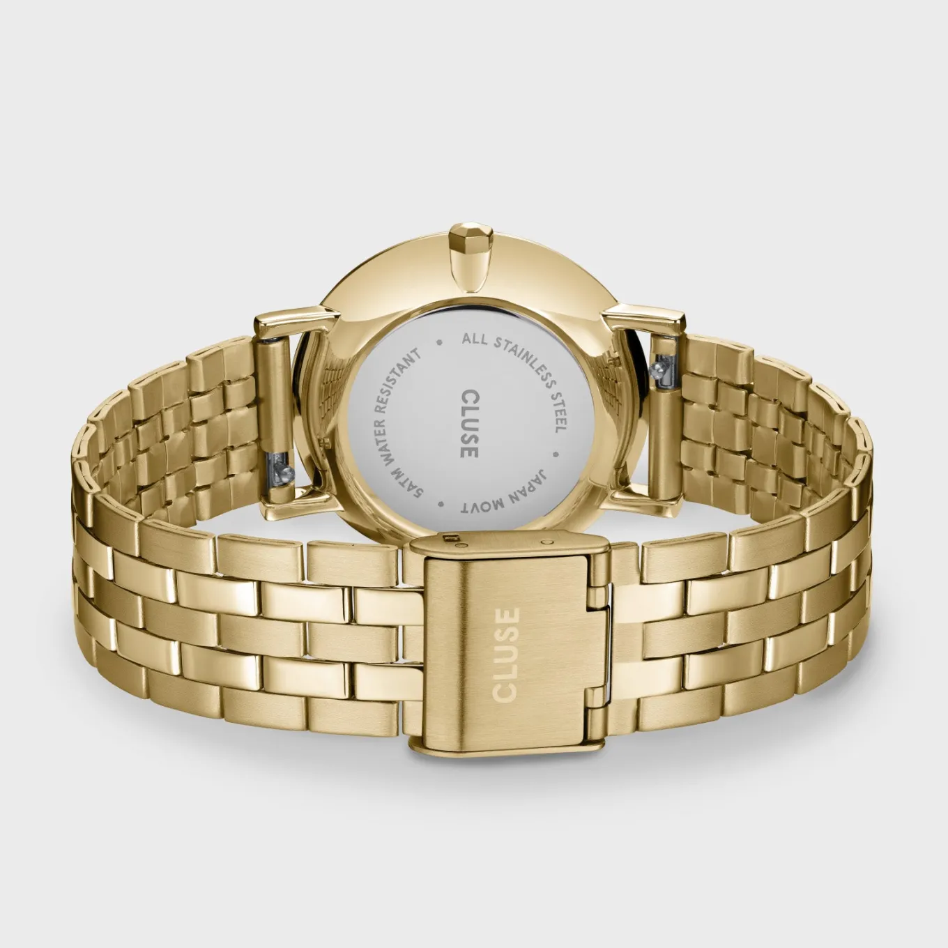 Cheap Gift Box Pavane Petite 2.0 Steel Watch Gold & Black Leather Strap, Gold Colour Damen Pavane Petite