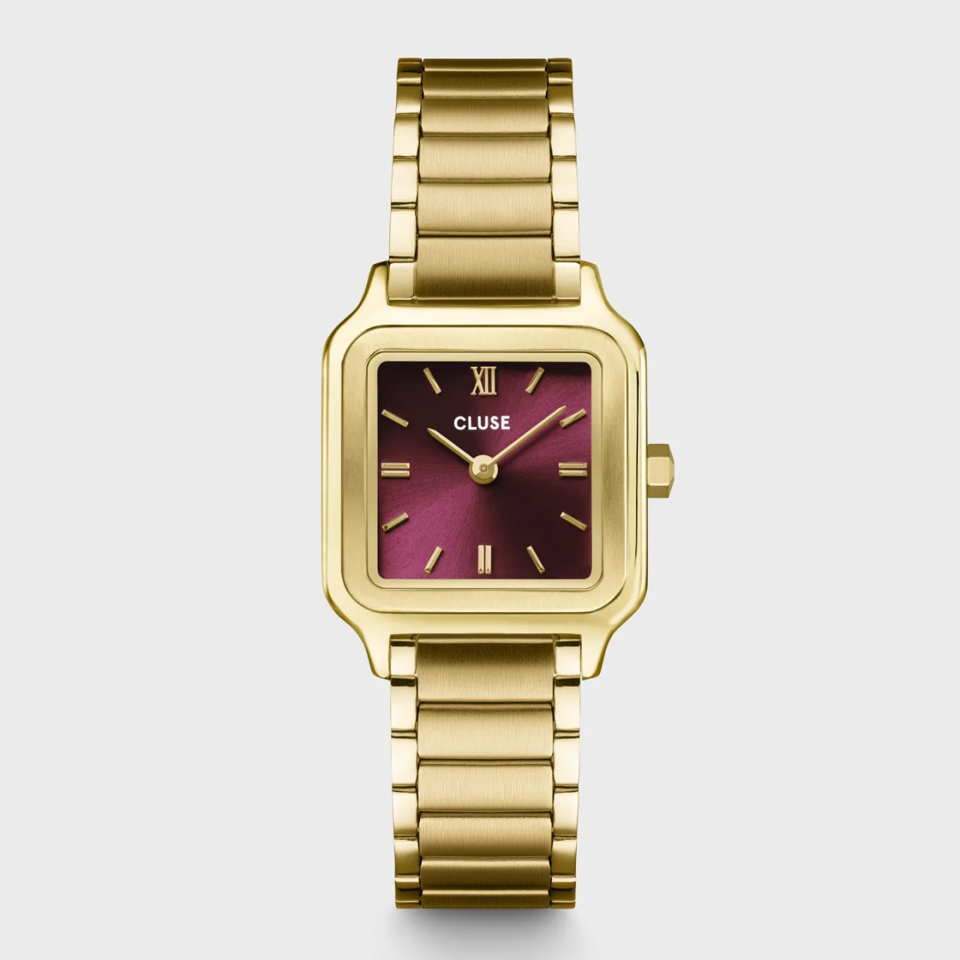 Online Gracieuse Petite Watch Steel, Dark Cherry, Gold Colour Damen Uhren Gold | Gracieuse Petite