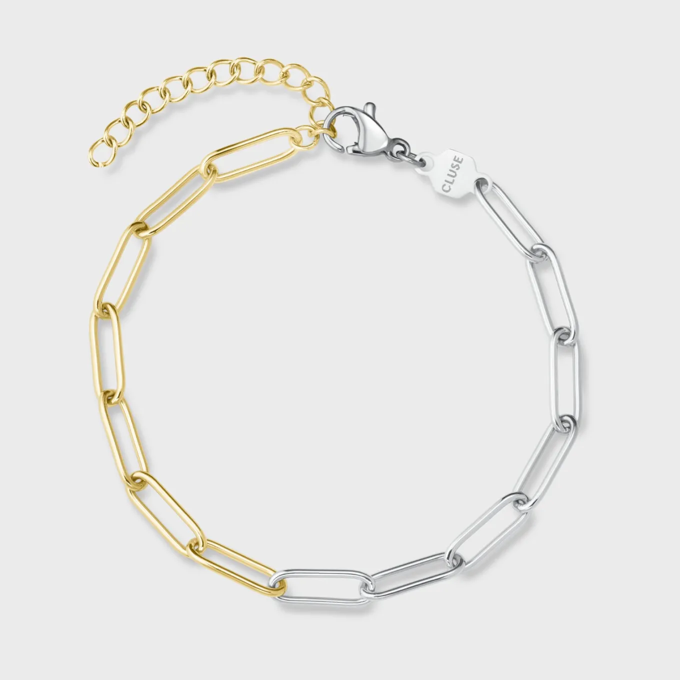 Outlet Élevé Paper Clip Bracelet, Bicolour Armbänder