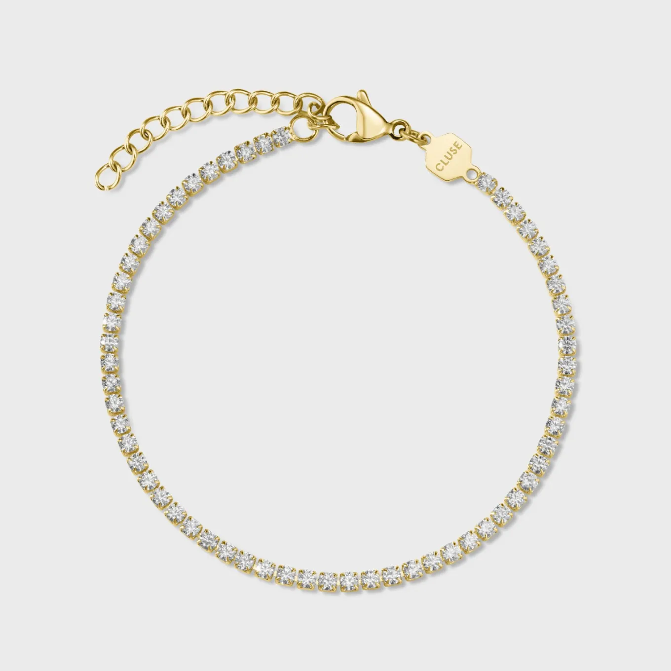 Cheap Élevé Tennis Bracelet, Gold Colour Armbänder