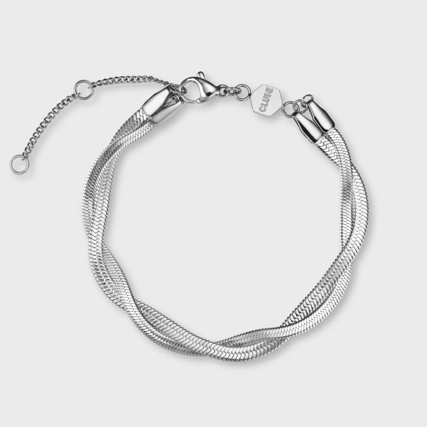 Outlet Élevé Twisted Snake Bracelet, Silver Colour Armbänder