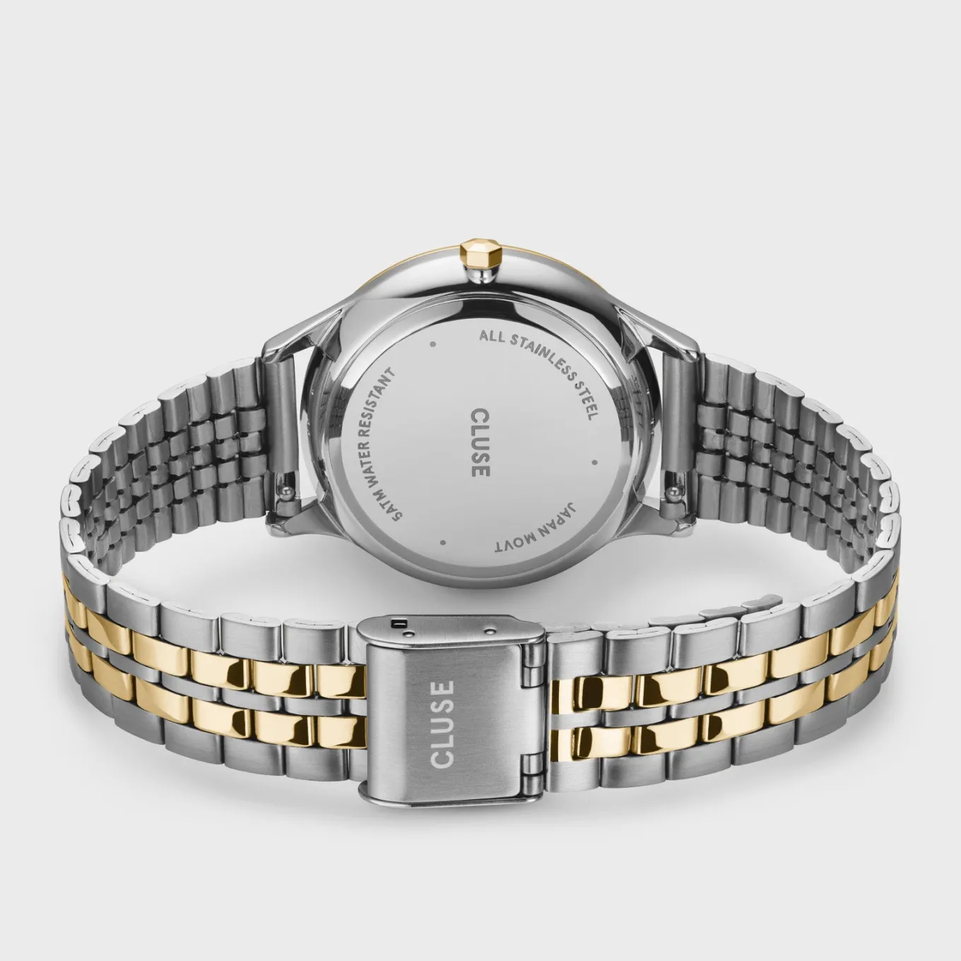 Fashion Minuit Date Watch Steel, Coconut Milk, Bicolor Damen Minuit