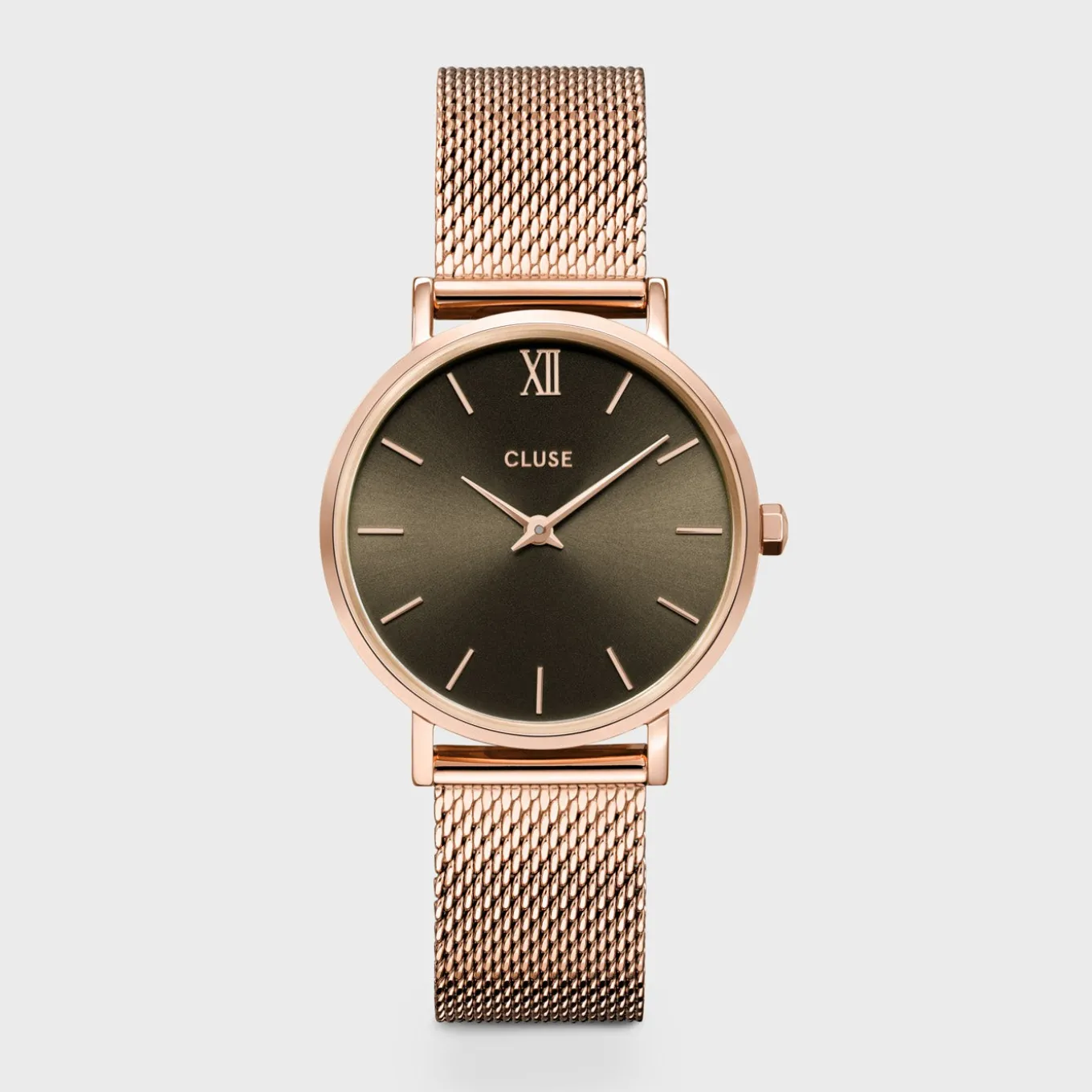 Flash Sale Minuit Mesh, Grey, Rose Gold Colour Damen Uhren Roségold | Minuit