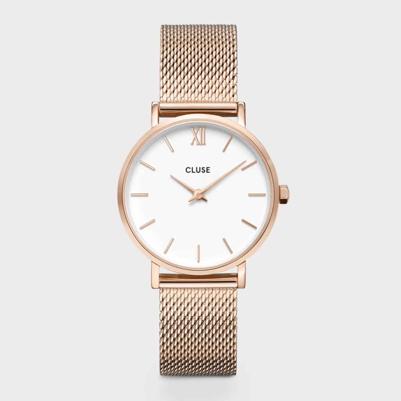 Best Minuit Mesh Rose Gold/White Damen Uhren Roségold | Minuit