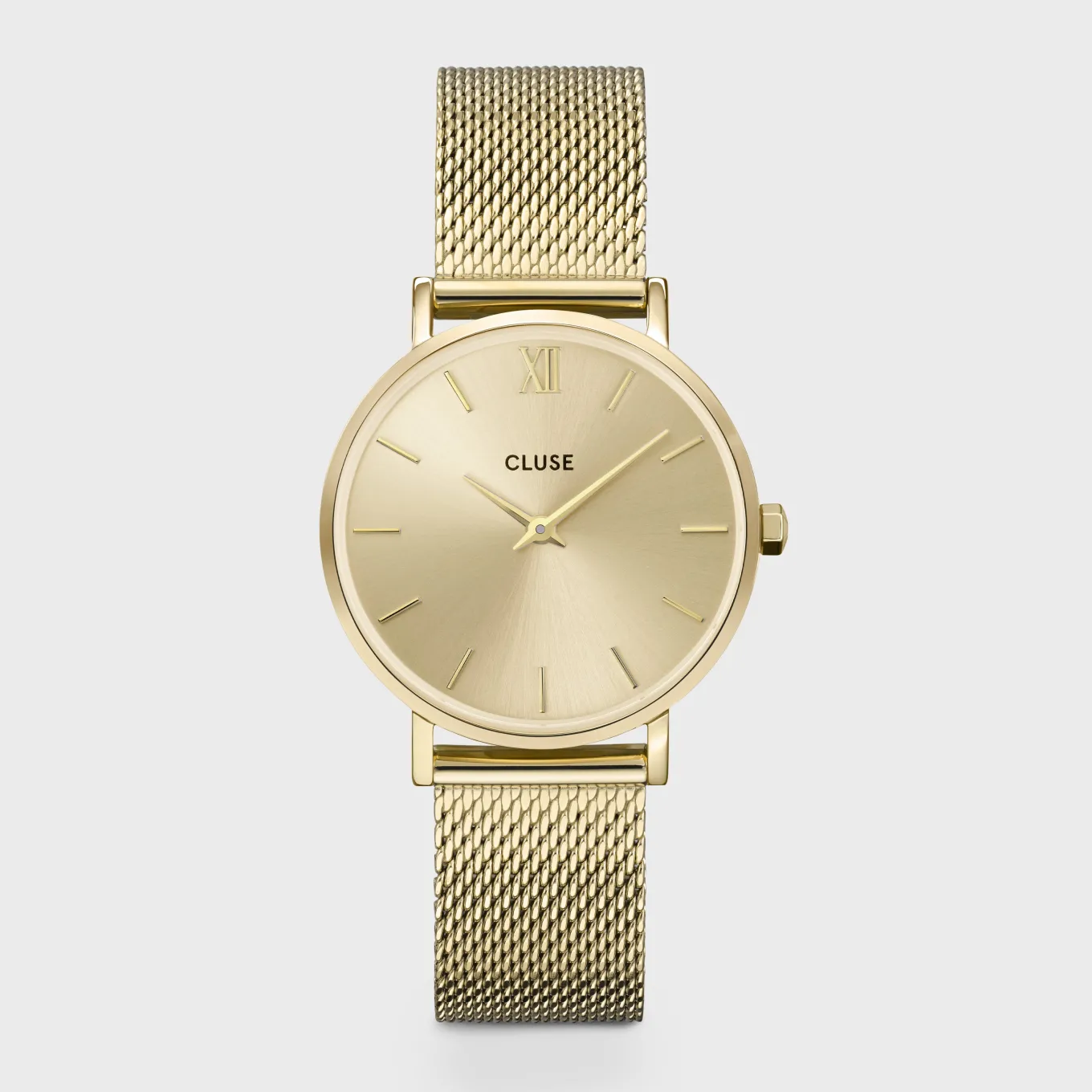 Best Minuit Watch Mesh, Full Gold Colour Damen Uhren Gold | Minuit