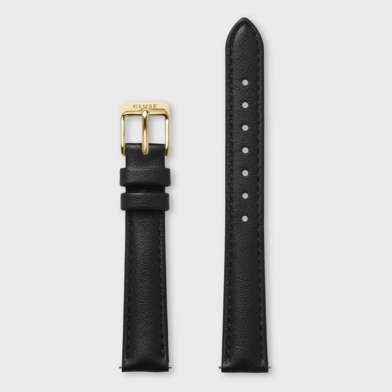 Discount Strap 14 mm Leather Black, Gold Colour Damen Fluette Armbänder Shoppen | Gracieuse Petite Armbänder Shoppen