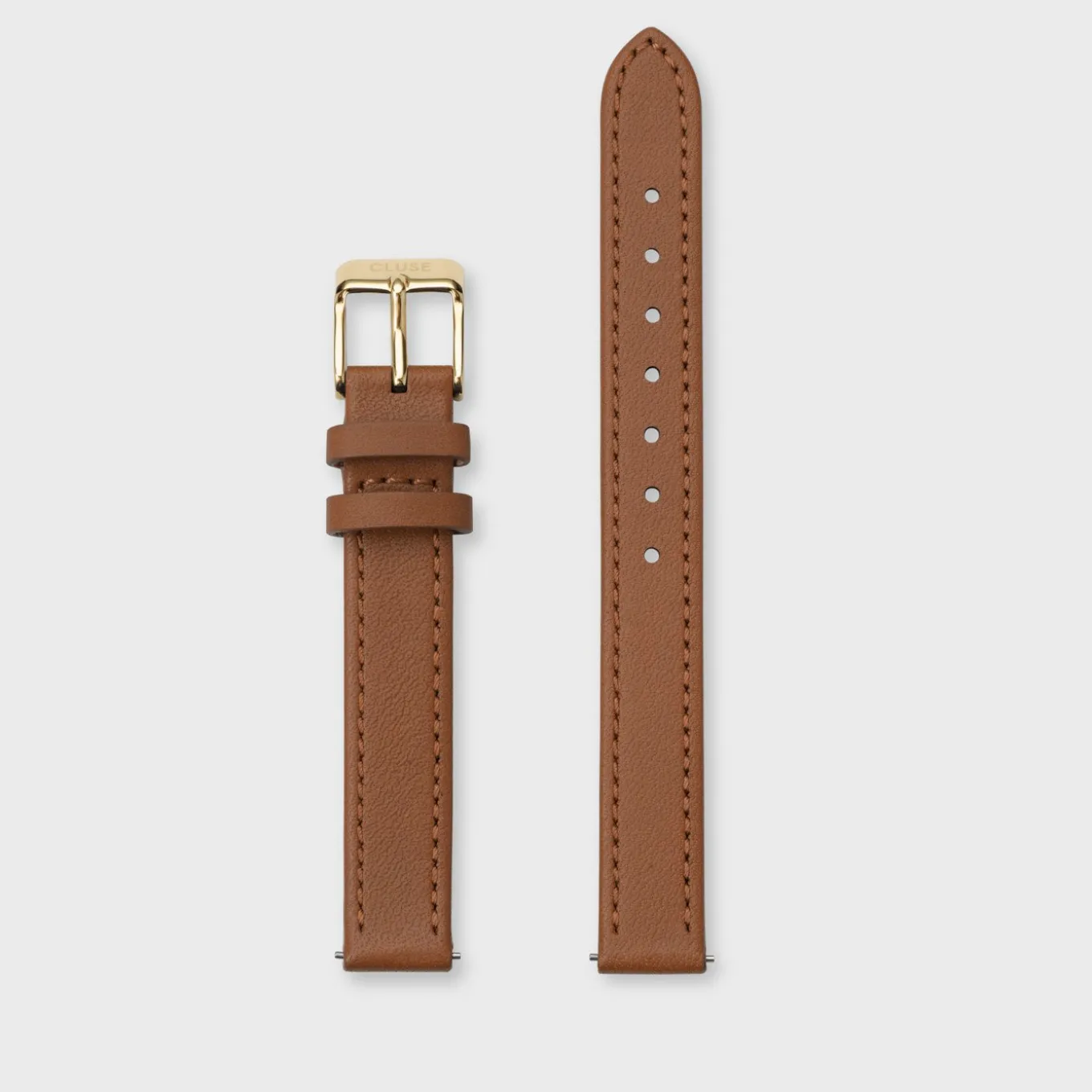 Shop Strap 12 mm Leather Caramel, Gold Colour Damen Boho Chic Petite Armbänder Shoppen | Féroce Mini Armbänder Shoppen