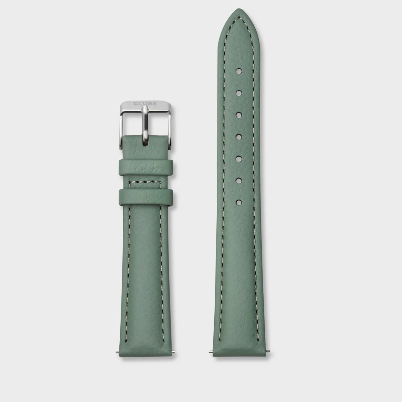 Sale Strap 16 mm Leather Green, Silver Colour Damen La Tétragone Armbänder Shoppen | La Tétragone Multifunction Armbänder Shoppen