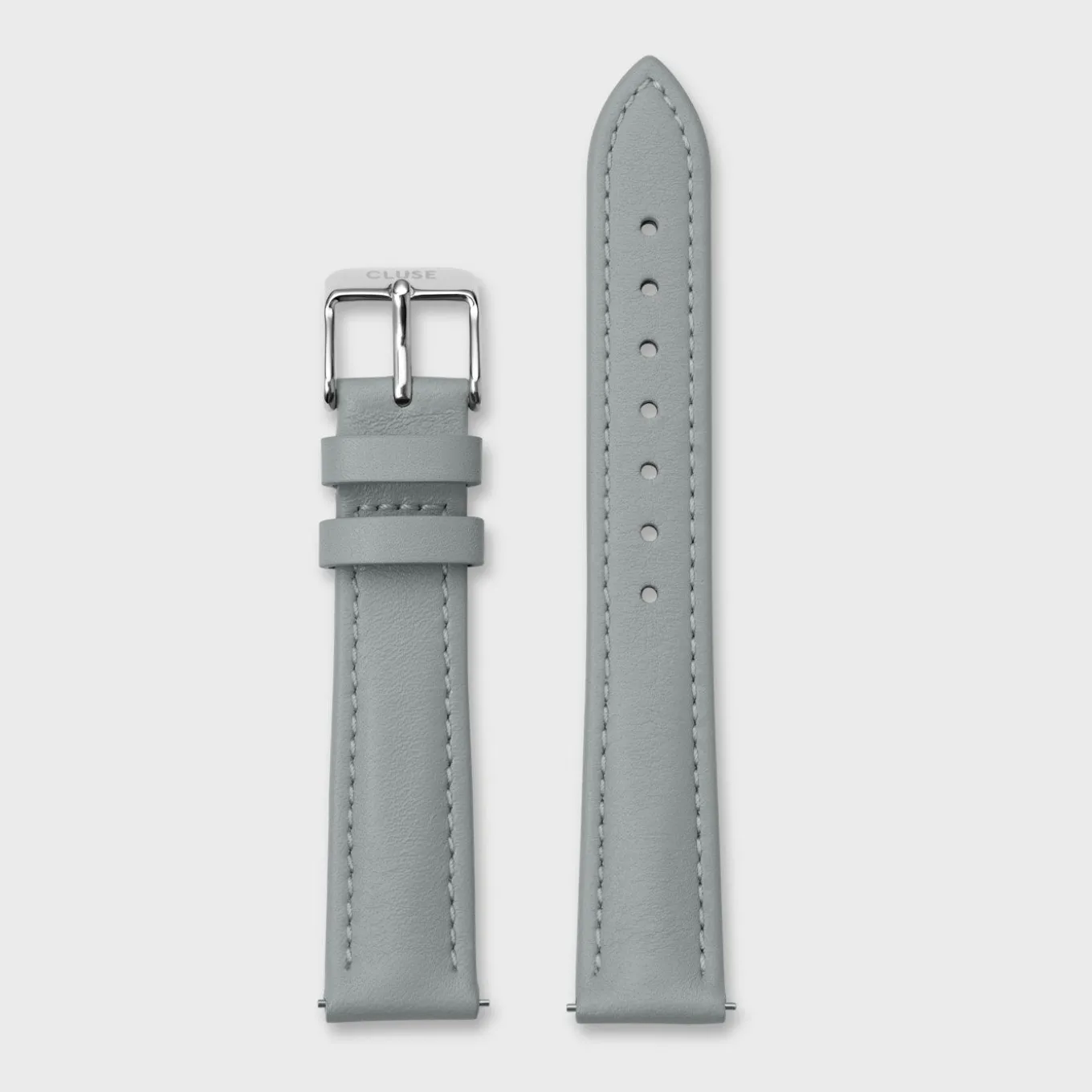 Sale Strap 16 mm Leather Grey, Silver Colour Damen La Tétragone Armbänder Shoppen | La Tétragone Multifunction Armbänder Shoppen