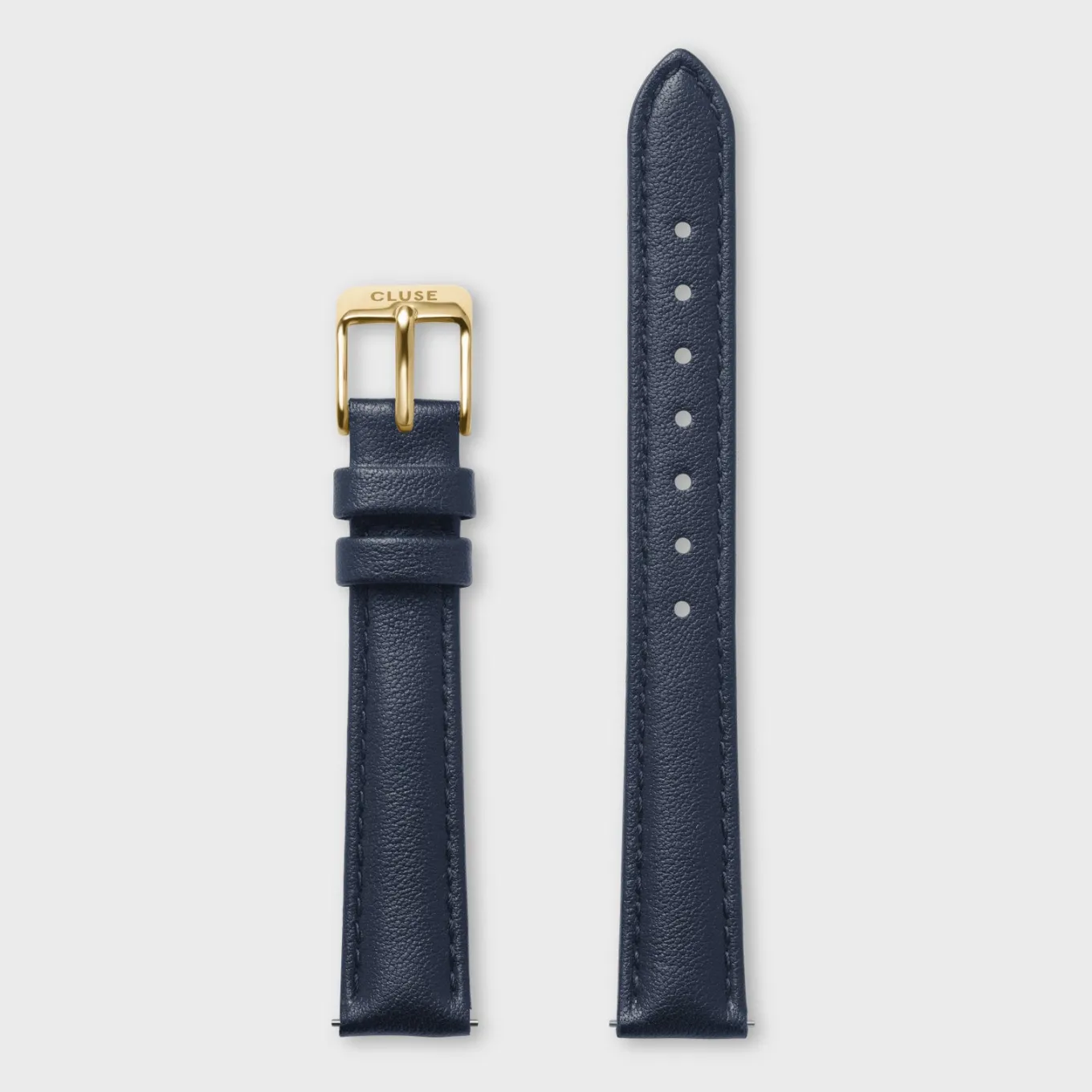 Best Sale Strap 14 mm Leather Navy Blue, Gold Colour Damen Fluette Armbänder Shoppen | Gracieuse Petite Armbänder Shoppen