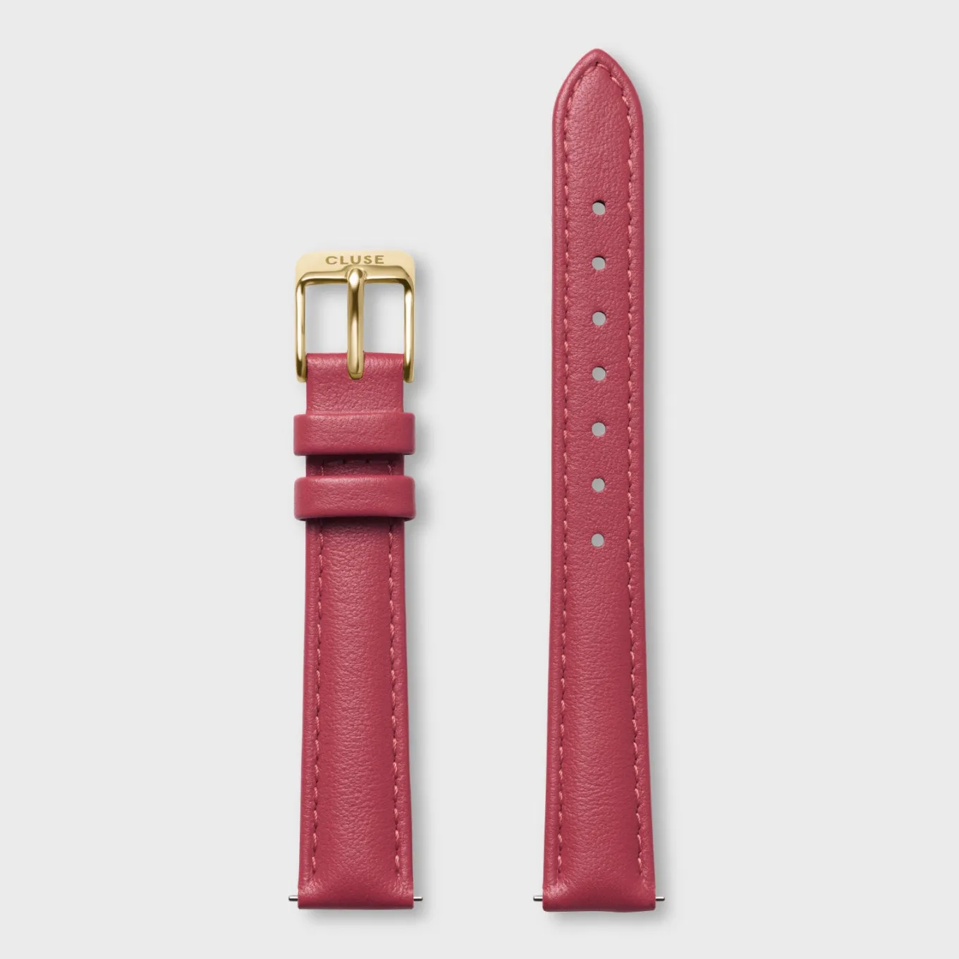 Online Strap 14 mm Leather Raspberry, Gold Colour Damen Fluette Armbänder Shoppen | Gracieuse Petite Armbänder Shoppen