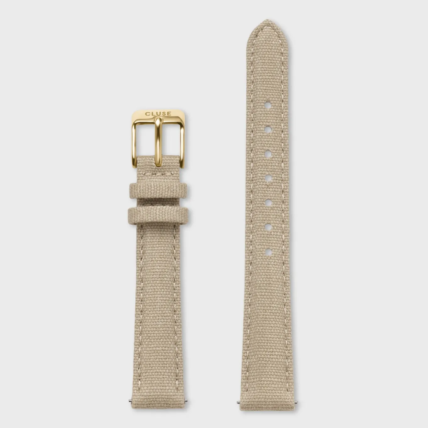 Fashion Strap 14 mm Linen Beige, Gold Colour Damen Fluette Armbänder Shoppen | Gracieuse Petite Armbänder Shoppen