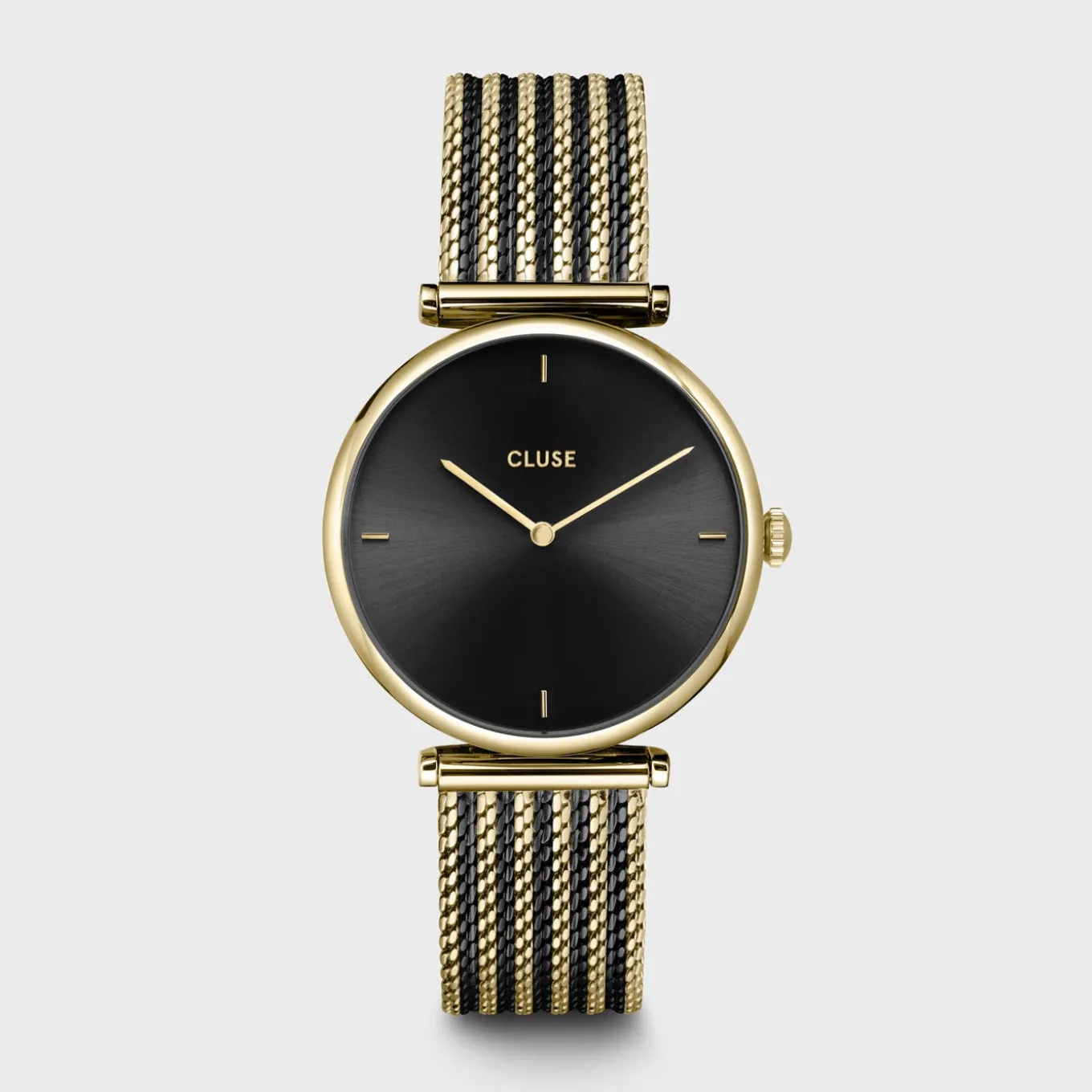 Hot Triomphe Watch Mesh, Black, Gold colour Damen Uhren Gold | Triomphe