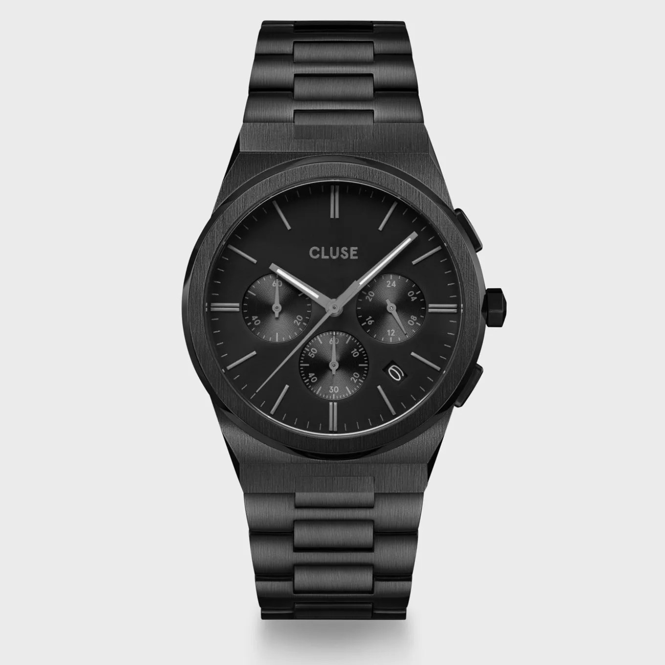 Cheap Vigoureux Chrono Steel, Full Black Damen Uhren Schwarz | Uhren Schwarz