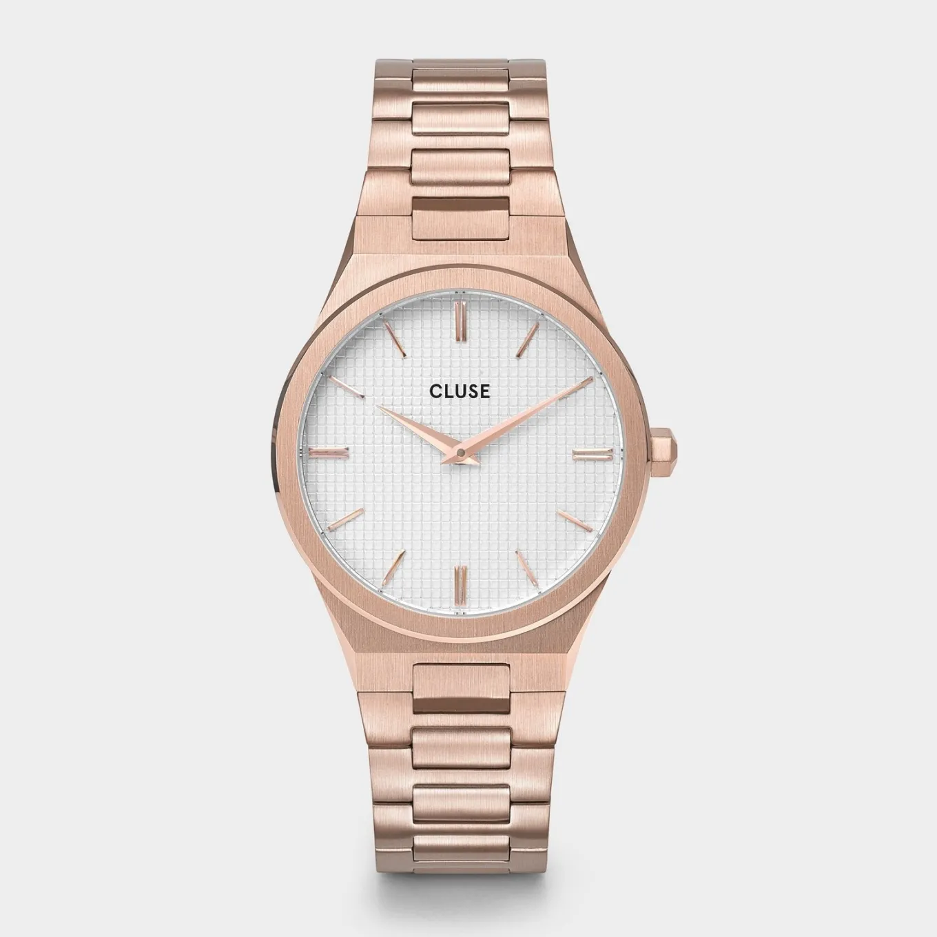 Fashion Vigoureux Steel White, Rose Gold Colour Damen Uhren Roségold | Vigoureux